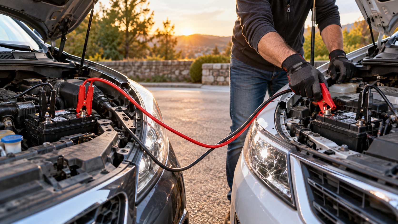 how to jump start a car battery
